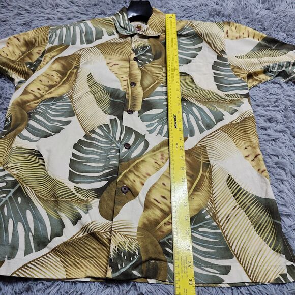 Max Boxxer Hawaiian Shirt Mens Large L Multicolor Floral‎ Tropical Beach Cotton - Picture 9 of 11